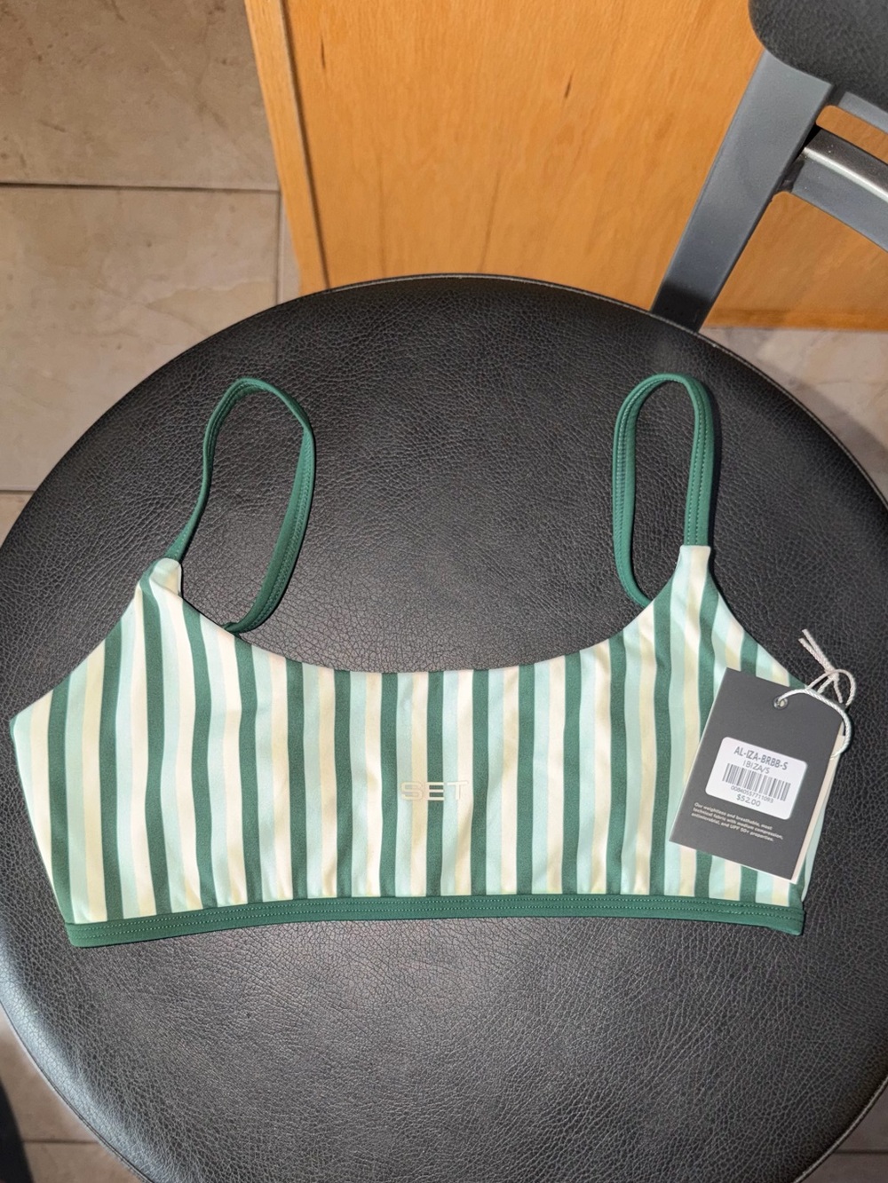 Set Active Breathe Stripe Base Bra Ibiza